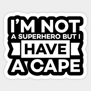 Cape Sticker